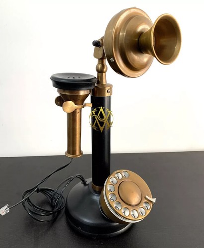 Antico telefono candela in - telefono,