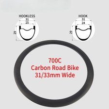 1 Pz 700C Cerchio Carbonio