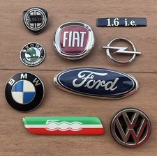 Stemmi Fregi Auto lotto 9 pezzi (car badge) usati