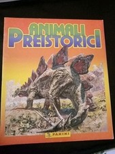 ALBUM FIGURINE ANIMALI PREISTORICI EDIZIONE PANINI 1992 INCOMPLETO 