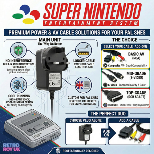 Alimentatore super nintendo - super,