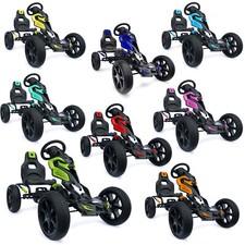 Gokart grande con pedali pneumatici in schiuma - tutti i colori bambini auto a pedali Pedro