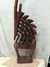 ARTE AFRICANA    ANTILOPE BAMARA  IN  LEGNO AFRICANO  GHANA   CM 124