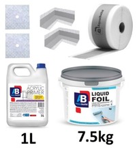Kit serbatoio impermeabile set tenuta doccia con primer membrana pellicola liquida 7,5 kg