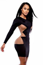 Mini Abito aperto trasparente