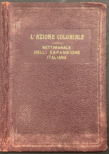 Roma azione coloniale - roma, l’azione