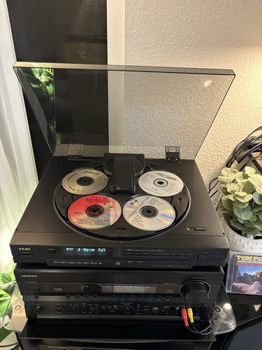 Teac c400 disc - top, load