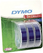 DYMO S0847740 Etichette Autoadesive a Rilievo in Vinile, Rotoli da 9 mm x 3 m, S
