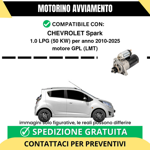 Motorino avviamento chevrolet - motorino,