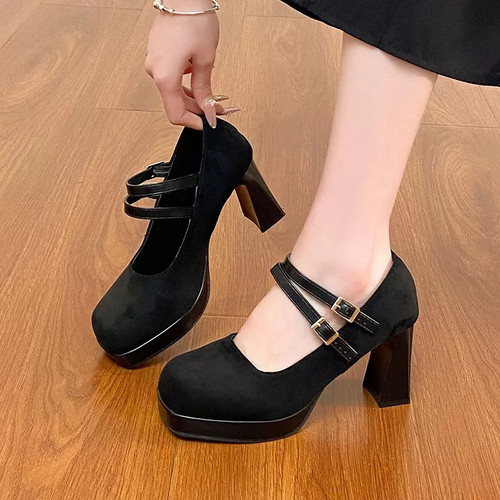 Decolte donna nero pelle - nero,