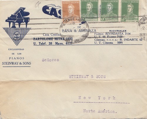 Argentina 1923 cordoba - 1923:,