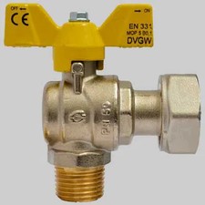 GAS BALL VALVE ANGLE M/F