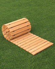 VEVOR Sentiero da Giardino Dritto in Legno 3,65 m x 43,18 cm Nozze in Cortile