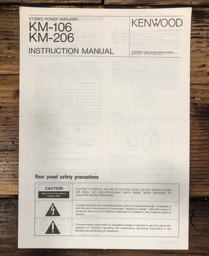 Kenwood 106 206 - km-106, km-206