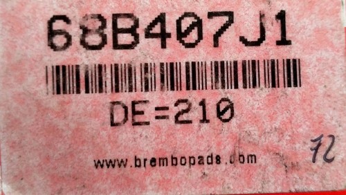 68b407j1 disco freno brembo - disco,