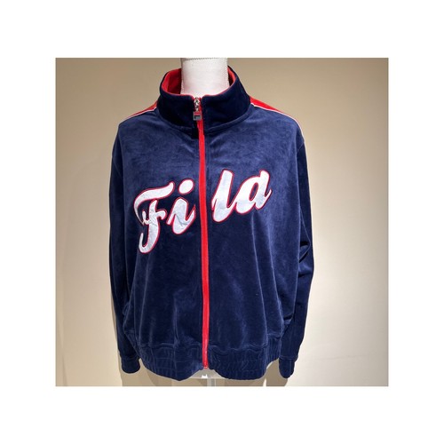 Fila giacca velluto logo - giacca,