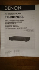 Denon TU-800 Manuale di