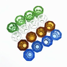 4 pezzi piatti daps in vetro