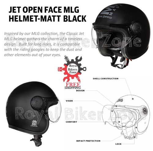 Casco royal enfield jet - royal, open