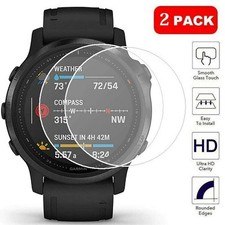 2x Garmin Fenix 5 6 Pro 6X Smart Watch Vetro Temperato Protezione Schermo Cover