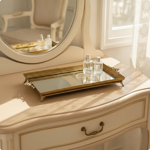 Alzata cristallo ottone - in, e
