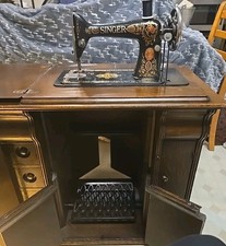 1918 vintage singer 66 red eye