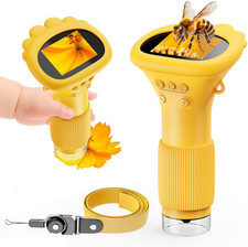 - Microscopio per Bambini, 2,0 Pollici, 1000X, Microscopio USB Con 8 Luci a LED 