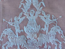 Fortuny Versaille Cherubino Boucher Melone Provinciale Veneziano Damasco Tessuto Vintage