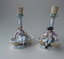 DRESDA SITZENDORF COPPIA DI