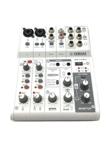 Yamaha ag06 mk2 - 6ch, live
