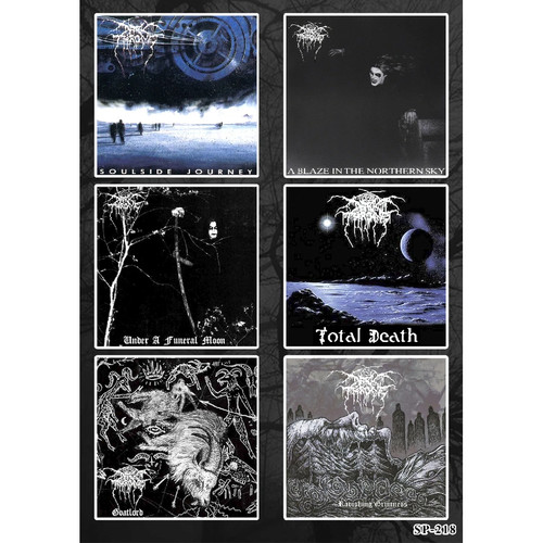 Darkthrone albums sticker - albums,