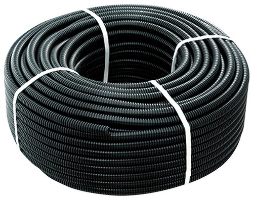 Tubo corrugato nero con - corrugato,