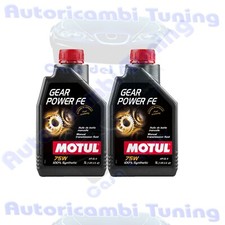 Olio Cambio MOTUL GEAR POWER FE 75W API GL4 SINTETICO CAMBI TRASMISSIONI 2 Litri