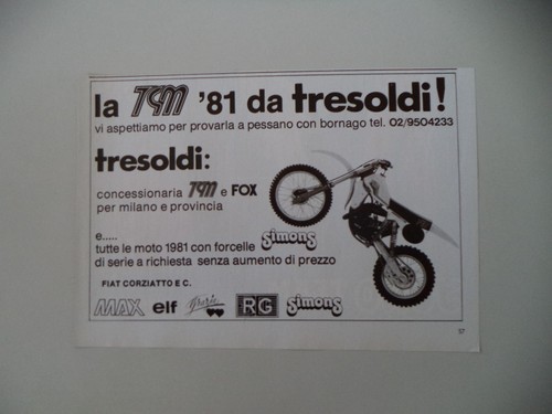 Advertising pubblicità 1981 - advertising,