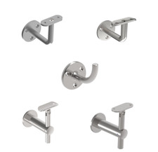 Acciaio Inox Supporto Corrimano Supporto da Parete Legno Ringhiere Tubo