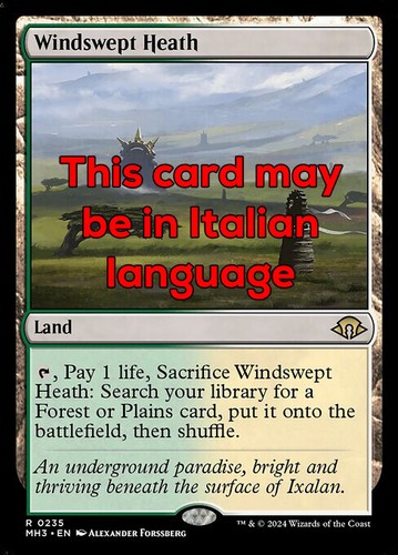 Mtg windswept heath exc - windswept,