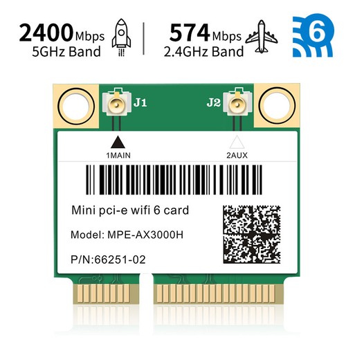 Scheda wifi ax3000 dual - scheda, 6