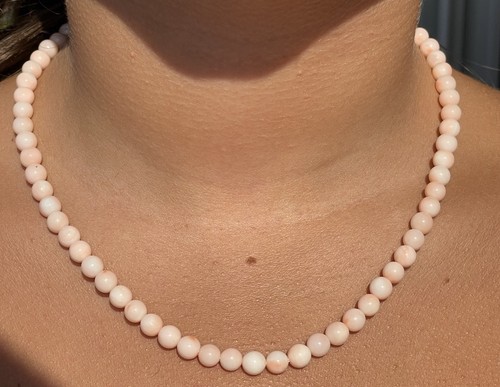 Collana corallo rosa chiaro - rosa,