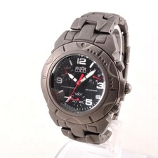 Orologio Cronografo Sector Uomo Quarzo Nero Titanio Autentico Funzionante