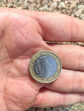 MONETA DA 1 EURO RARA LUSSEMBURGO 2002