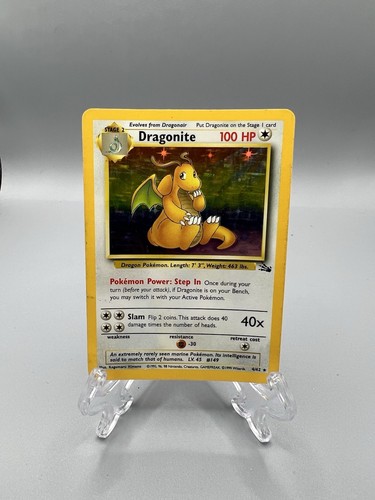 Dragonite fossil holo - dragonite,