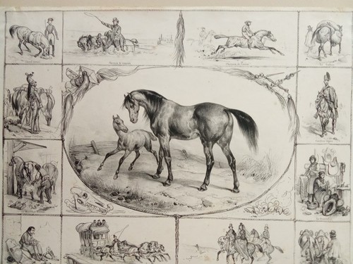 Antica litografia 1850 - 1850, il