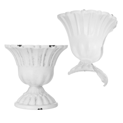 Vaso artificiale pezzi ferro - vaso, 2