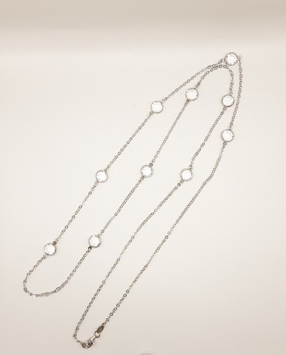 Collana lunga argento - lunga, in