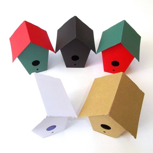 Bomboniera bird house - 3d,