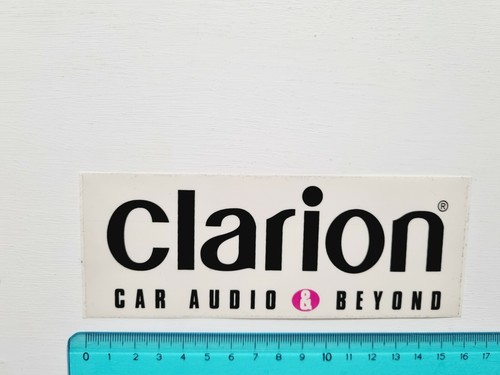 Adesivo clarion car audio - clarion,