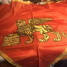 Fazzoletto-foulard,triangolare,SAN MARCO. In ACETATO. Cm.65x65x100 Circa