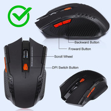 Mouse Wireless 2.4G Ottico