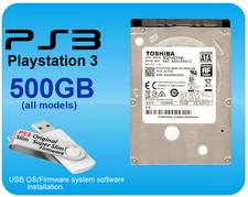 PS3 500GB Hard Disk Interno