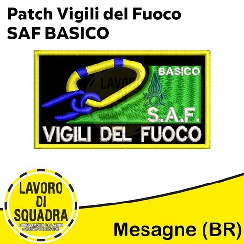 Patch toppa vigili del - patch, fuoco